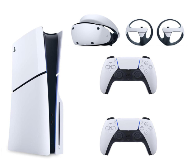 Sony PlayStation 5 Slim + DualSense White + PlayStation VR2 - 1268028 - zdjęcie